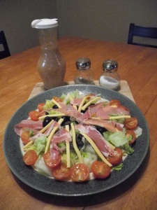 Another Version of The Antipasto with the Low-Fat Red Wine Vinaigrette Dressing