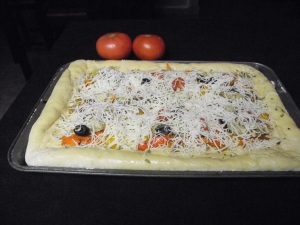 Pizza before cooking